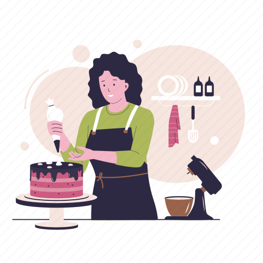 Cook, person, cooking, food, kitchen, chef, happy icon - Download on Iconfinder