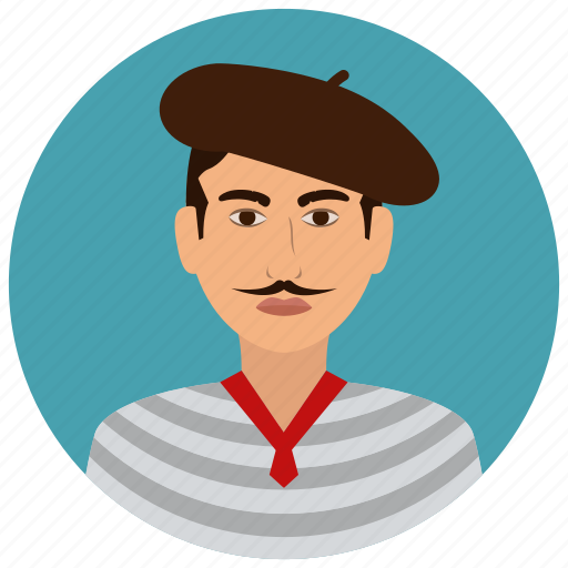 Avatar, culture, french, man, people, user icon - Download on Iconfinder