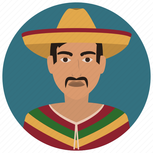 Avatar, culture, man, mexican, people, user icon - Download on Iconfinder