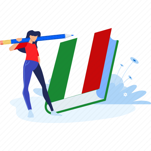 People, language, school, course, learning, communication, italian illustration - Download on Iconfinder