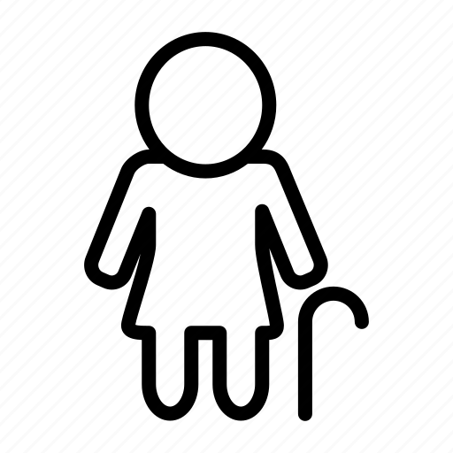 Figur, human, people, woman, senior icon - Download on Iconfinder