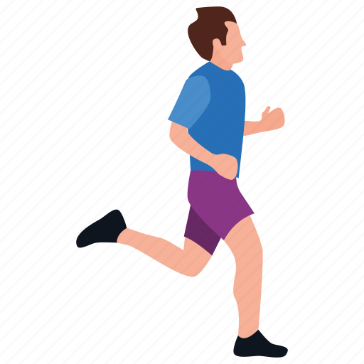 Jogging, run for recreation, running, running race, woman walking illustration - Download on Iconfinder
