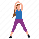 body exercise, exercising girl, fitness tricks, physical exercise, yoga 