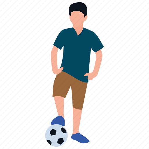 Football game, olympic game, outdoor football playing, park game, playing football illustration - Download on Iconfinder