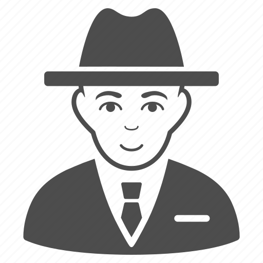 Agent, bookkeeper, secret service, spy, thief, boss, business man icon - Download on Iconfinder
