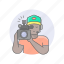 avatars, black man, guy, man, videographer 