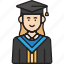 graduate, female 