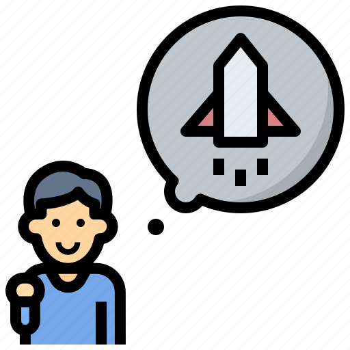 Astronaut, pilot, explorer, excited, travel, airman, space icon - Download on Iconfinder