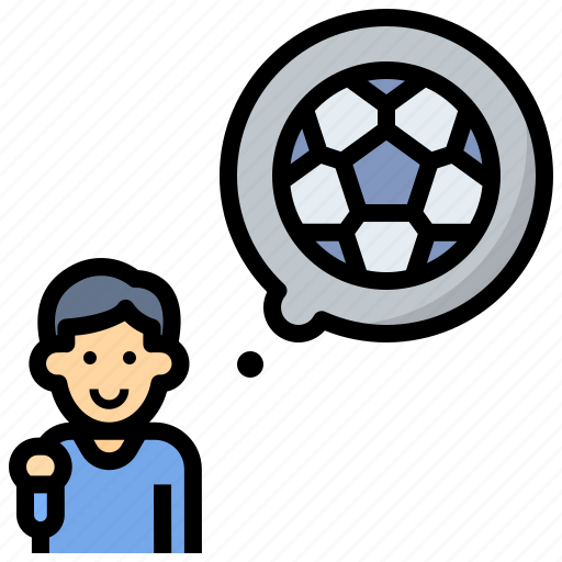 Sportsman, football, child, dream, man, cheer, boy icon - Download on Iconfinder