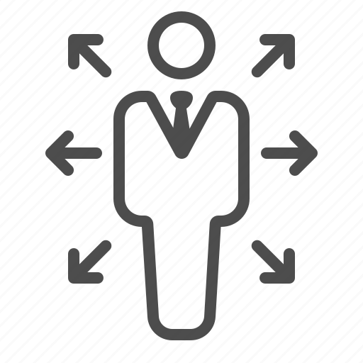 Arrow, businessman, decision, direction, man, people, politician icon - Download on Iconfinder