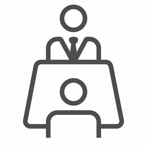 Businessman, date, job interview, man, meeting, table, woman icon - Download on Iconfinder