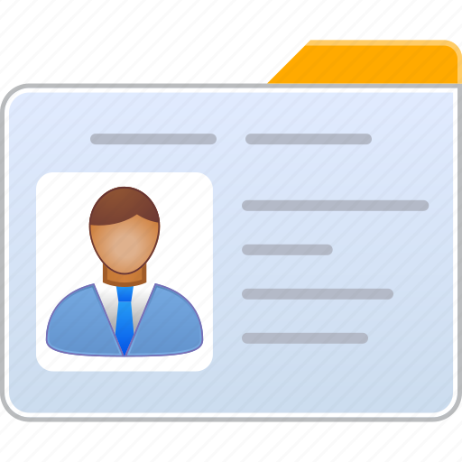 Customer profile, file cabinet, manager, patient info, person, user account, user card icon - Download on Iconfinder