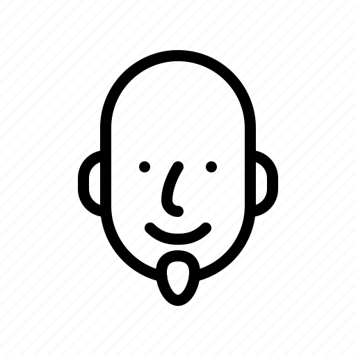 Bald, man, people, smiling, male, person icon - Download on Iconfinder