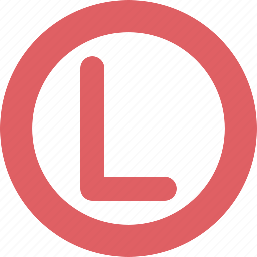 Circle, letter, l, text, typography, alphabet icon - Download on Iconfinder