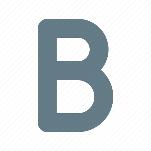 Letter, b, text, typography, alphabet icon - Download on Iconfinder