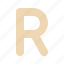 letter, r, text, typography, alphabet 