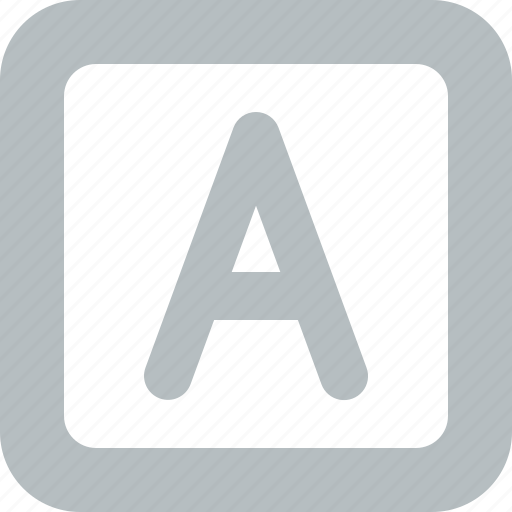 Square, letter, a, text, typography, alphabet icon - Download on Iconfinder