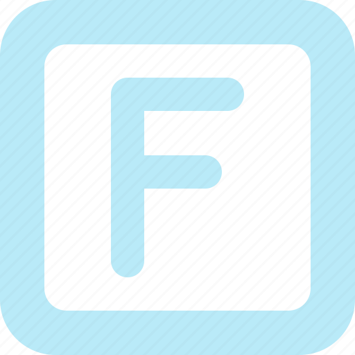Square, letter, f, text, typography, alphabet icon - Download on Iconfinder