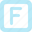 square, letter, f, text, typography, alphabet 