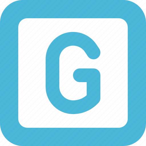 Square, letter, g, text, typography, alphabet icon - Download on Iconfinder