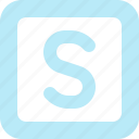 square, letter, s, text, typography, alphabet