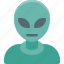 user, alien, user alien, avatar, space, science, planet, galaxy, universe 