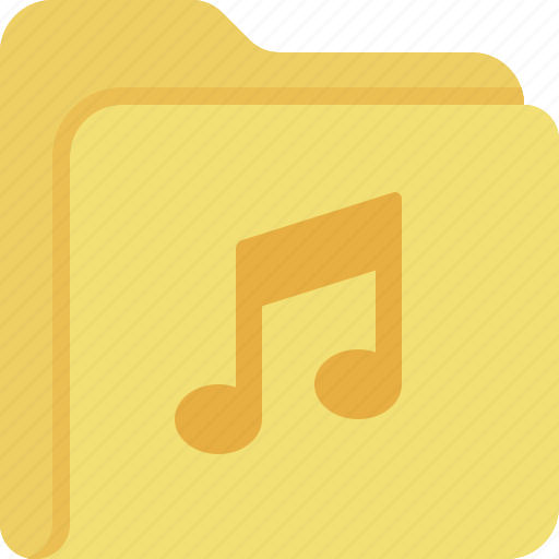 Folder, music, document, data icon - Download on Iconfinder