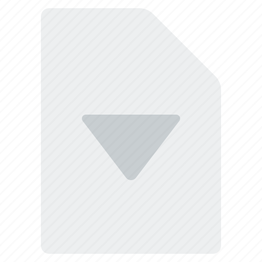 Page, caret, down, document icon - Download on Iconfinder