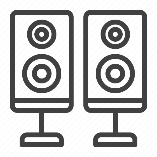 Audio, speaker, loudspeaker, acoustic icon - Download on Iconfinder
