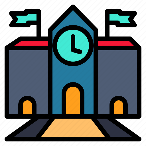 Abode, academy, institute, institution, residence, school icon - Download on Iconfinder