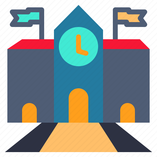Abode, academy, institute, institution, residence, school icon - Download on Iconfinder