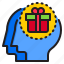 gift, thinking, personal, mind, head 