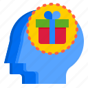 gift, thinking, personal, mind, head