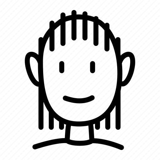 Cornrows, persona, smile, user icon - Download on Iconfinder