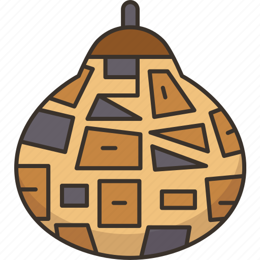 Gourd, carved, craft, handmade, peru icon - Download on Iconfinder