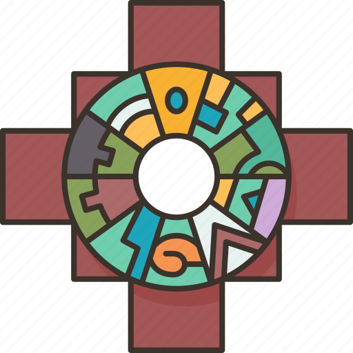 Inca, cross, chakana, ancient, civilization icon - Download on Iconfinder