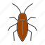 beetle, bug, cockroach, insect, parasite, pest, roach 