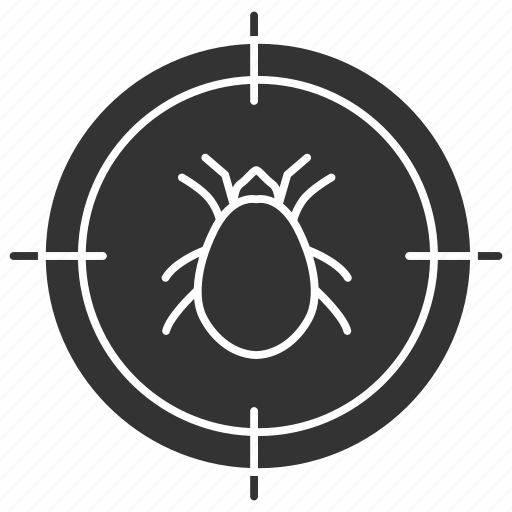 Bug, control, insect, mite, parasite, search, target icon - Download on Iconfinder