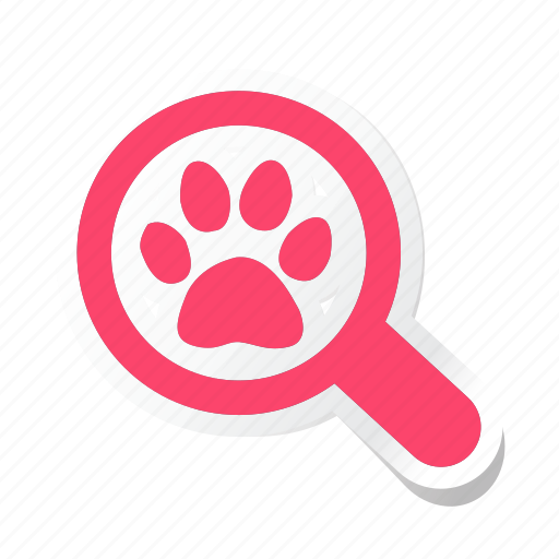 Animal, breed, domestic, mammal, pet, paw, search icon - Download on Iconfinder