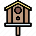 bird, house, nest, box, tools, and, utensils, birds, animals