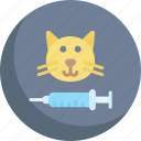 veterinary, veterinarian, pet, vaccination, injection, vaccine, syringe, cat, animals