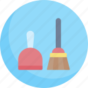 broom, dustpan, cleaning, brush, cleaner, wash, furniture, and, household