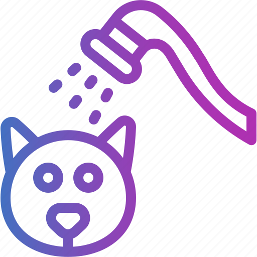 Cat, shower, pet, kitty, domestic, breed, feline icon - Download on Iconfinder