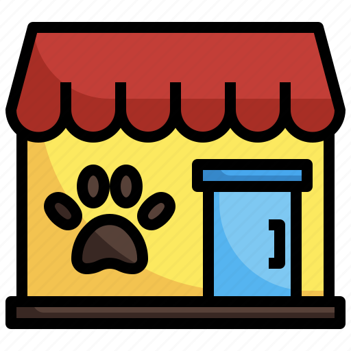 Pet, shop, commerce, shopping, architecture, city, house icon - Download on Iconfinder