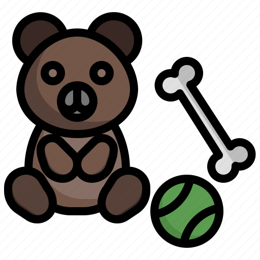 Toy, pet, ball, dog, animals, femur icon - Download on Iconfinder