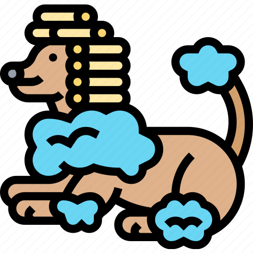 Curlers, dog, hairdressing, salon, grooming icon - Download on Iconfinder
