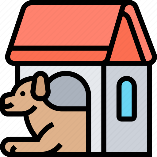 Kennel, dog, house, backyard, shelter icon - Download on Iconfinder