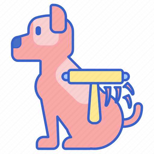 Deshedding, dog, pet icon - Download on Iconfinder
