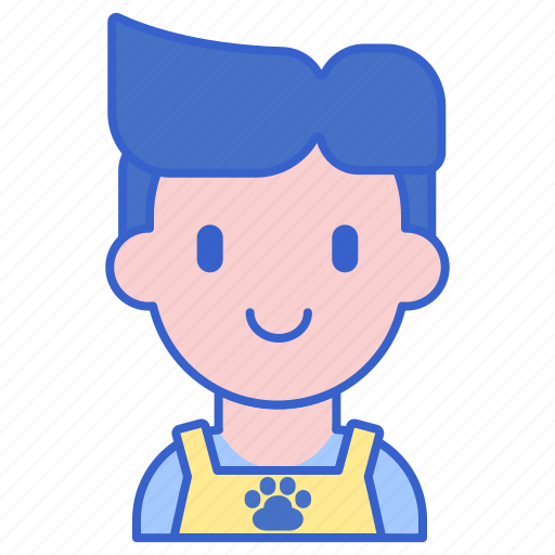 Groomer, male, pet, man icon - Download on Iconfinder