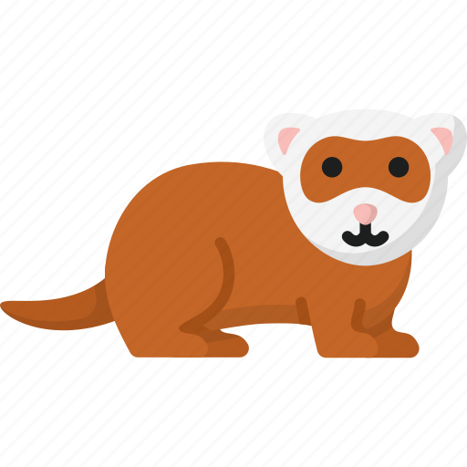Ferret, mink, weasel, pet, animal, mustelidae icon - Download on Iconfinder